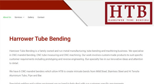 Harrower Tube Bending