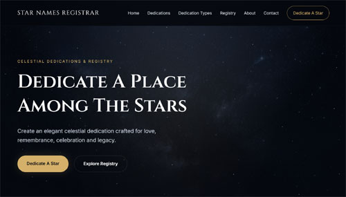 Star Names Registrar